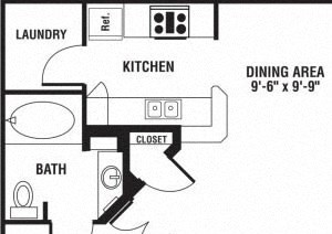 3 Bed 2 Bath Floor Plan 3 Bed 2 Bath Floor Plan at The Preserve at Rock Springs, Rock Springs, Wyoming